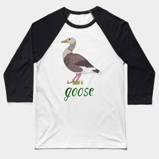 Greylag Goose Baseball T-Shirt